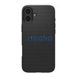 Spigen Liquid Air Apple iPhone 16 tok, Matte Black, fekete ACS08194