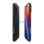 Spigen Liquid Air Apple iPhone 16 Pro Max tok, Matte Black, fekete ACS07988