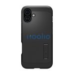 Spigen Tough Armor MagFit iPhone 16 tok, MagSafe, fekete ACS08216