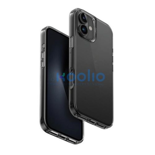 Uniq Air Fender Apple iPhone 16 Plus szilikon tok, szürke/átlátszó