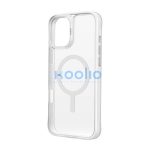 Uniq Lifepro Extreme Apple iPhone 16 Plus Magsafe szilikon tok, átlátszó/fehér