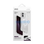 Uniq Lifepro Extreme Apple iPhone 16 Plus Magsafe szilikon tok, átlátszó/fehér
