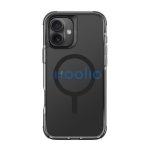 Uniq Combat Apple iPhone 16 Plus MagSafe szilikon tok, karbon fekete