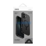 Uniq Combat Apple iPhone 16 Plus MagSafe szilikon tok, karbon fekete