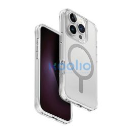   Uniq Lifepro Extreme Apple iPhone 16 Pro Magsafe szilikon tok, átlátszó/fehér