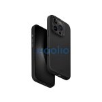 Uniq Lyden Apple iPhone 16 Pro MagSafe Bőr tok, fekete