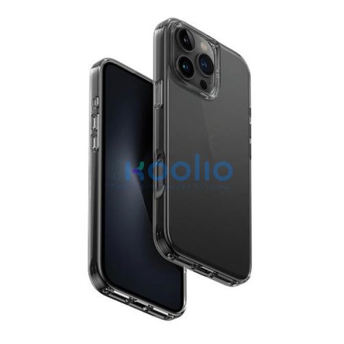 Uniq Air Fender Apple iPhone 16 Pro Max szilikon tok, szürke/átlátszó