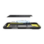Spigen Rugged Armor MagFit Apple iPhone 16 tok, Matte Black, fekete ACS08214