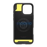 Spigen Rugged Armor MagFit Apple iPhone 16 Pro Max tok, Matte Black, fekete ACS07986