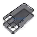 Matrix Apple iPhone 15 Pro Max hátlap tok kameravédő peremmel, fekete