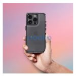 Matrix Apple iPhone 15 Pro Max hátlap tok kameravédő peremmel, fekete