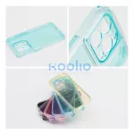 Matrix Apple iPhone 15 Pro Max hátlap tok kameravédő peremmel, zöld/menta