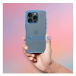 Matrix Apple iPhone 16 Pro hátlap tok kameravédő peremmel, kék