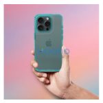 Matrix Apple iPhone 16 Pro hátlap tok kameravédő peremmel, zöld/menta