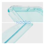 Matrix Apple iPhone 16 Pro hátlap tok kameravédő peremmel, zöld/menta