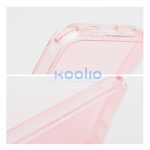 Matrix Apple iPhone 16 Pro hátlap tok kameravédő peremmel, rózsaszín