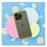 Matrix Apple iPhone 16 hátlap tok kameravédő peremmel, sárga