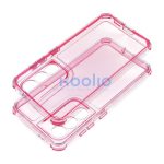 Matrix Samsung Galaxy S24 Ultra hátlap tok kameravédő peremmel, rózsaszín