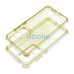 Matrix Samsung Galaxy S24 Ultra hátlap tok kameravédő peremmel, sárga