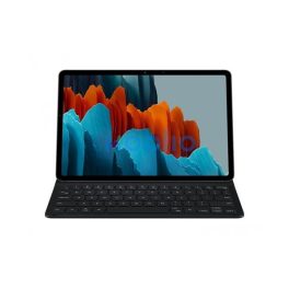   Samsung TAB S7 billentyűzetes flip tok mobil eszközhöz, QWERTY, fekete (EF-DT630BBGGDE) Csomagolássérült