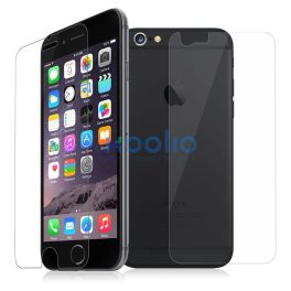   Apple iPhone 7 Plus / 8 Plus, Kijelzővédő fólia, ütésálló fólia, elő és hátlapi, Tempered Glass (edzett üveg), Clear