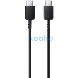   USB Type-C töltő- és adatkábel, USB Type-C, 100 cm, gyorstöltés, Samsung, fekete, gyári, 