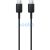 USB Type-C töltő- és adatkábel, USB Type-C, 100 cm, gyorstöltés, Samsung, fekete, gyári, 