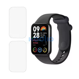   Xiaomi Mi Smart Band 8 Pro, Kijelzővédő fólia, ütésálló fólia (az íves részre nem hajlik rá!), Tempered Glass (edzett üveg), Clear, 2 db / csomag