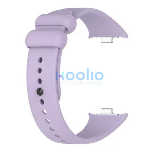 Xiaomi Mi Smart Band 8 Pro / Redmi Watch 4, szilikon pótszíj, állítható, lila
