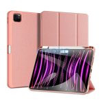 Apple iPad Pro 11 (2024 / 2025), mappa tok, Smart Case, érintőceruza tartó, Dux Ducis Domo, rózsaszín