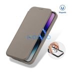 Apple iPhone 16, Oldalra nyíló tok, stand, közepesen ütésálló, Magsafe kompatibilis, Dux Ducis Skin Pro Magsafe, fekete