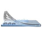 Samsung Galaxy S25 Ultra SM-S938, Szilikon tok, Spigen Liquid Crystal Glitter, átlátszó