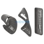 Samsung Galaxy S25 SM-S931, Szilikon tok, Spigen Liquid Air, háromszög minta, szürke