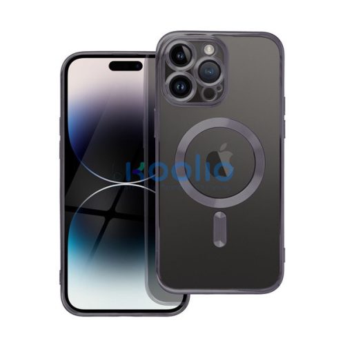 Electro Mag Apple iPhone 16 Plus MagSafe kompatibilis hátlap tok, fekete