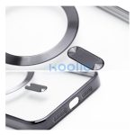 Electro Mag Apple iPhone 16 Plus MagSafe kompatibilis hátlap tok, fekete