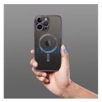 Electro Mag Apple iPhone 16 Plus MagSafe kompatibilis hátlap tok, fekete