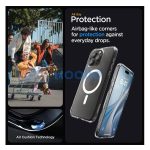 Spigen Ultra Hybrid MagFit Apple iPhone 16 Pro tok, MagSafe, Frost Clear, átlátszó