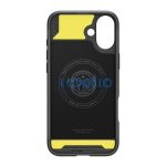 Spigen Rugged Armor MagFit Apple iPhone 16 Plus tok, Matte Black, fekete