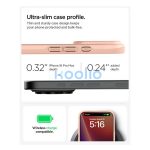 Spigen Thin Fit MagFit Apple iPhone 16 Pro Max tok, MagSafe, Rose Titanium, rózsaszín