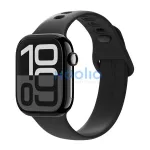 Spigen EliteShield EZ Fit Apple Watch 11 /Watch 10 46mm kijelzővédő fólia felhelyező kerettel (2db)