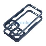 iPhone 16 ütésálló tok erősített peremmel, tengerészkék