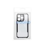 iPhone 16 ütésálló tok erősített peremmel, fekete