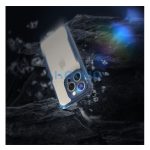 iPhone 15 Plus ütésálló tok erősített peremmel, tengerészkék