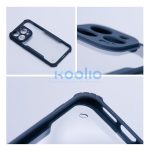 iPhone 15 Plus ütésálló tok erősített peremmel, tengerészkék