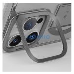 Uniq Heldro Max iPhone 16 Pro MagSafe tok kitámasztóval, átlátszó