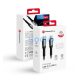Forcell F-Energy C260 USB-C-USB-C QC4.0 töltő / adatkábel, PD 5A, 100W, 1,2m, fekete