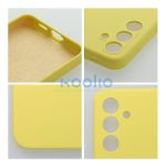 2mm Samsung Galaxy A16 5G szilikon tok, világos sárga