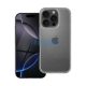 Clear 2mm iPhone 16 Pro csillámos szilikon tok, átlátszó