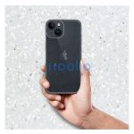 Clear 2mm iPhone 16 Pro csillámos szilikon tok, átlátszó