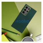 Frame Samsung A16 5G közepesen ütésálló tok kameravédő kerettel, zöld